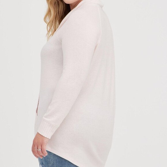 Torrid Super Soft Plush Cowl Neck Raglan Tunic Sweatshirt 3x NWT NEW - Picture 2 of 10